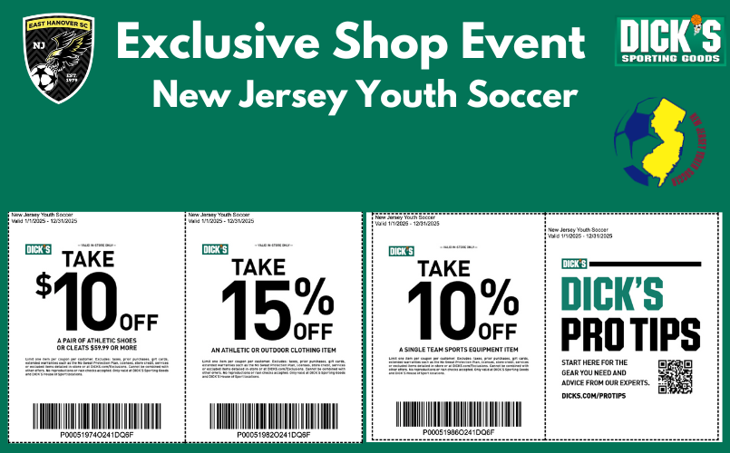 2025 NJYSA Dicks Coupons