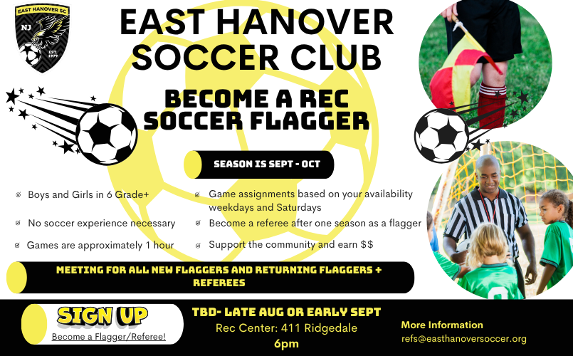 2026 Fall Rec Referee & Flagger Registration